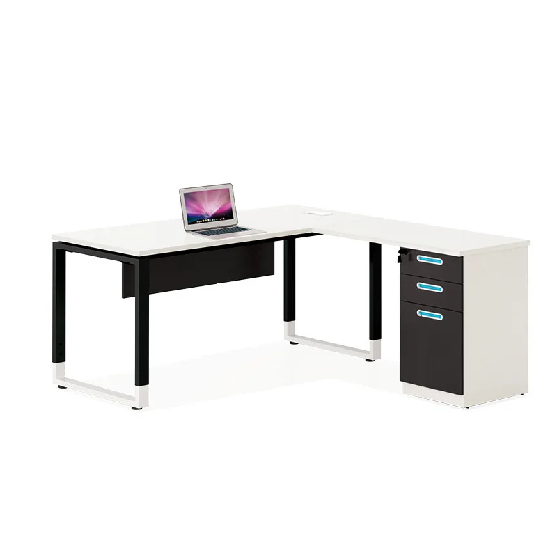 modern style executive computer desk with storage guangzhou manufacturer