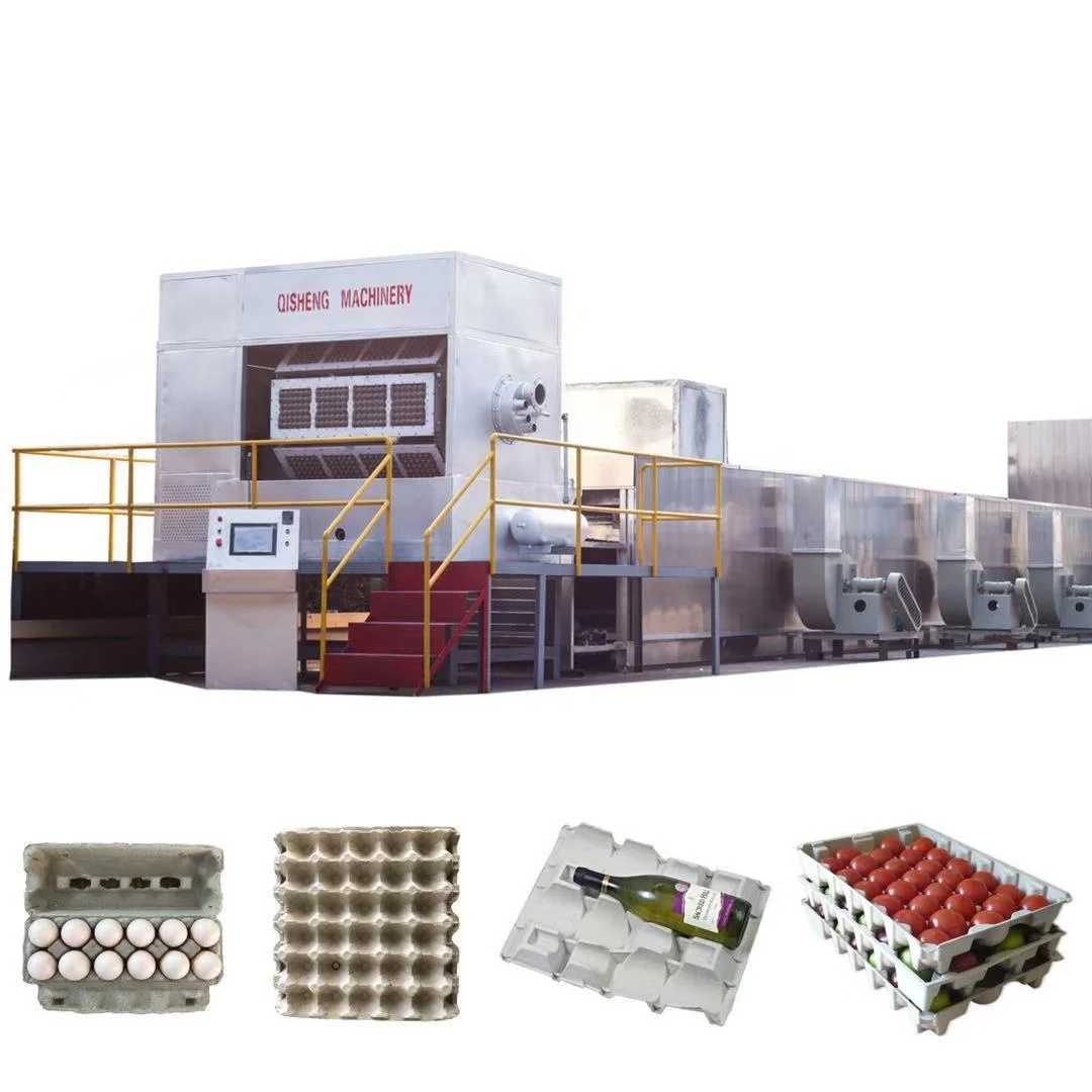 Qisheng the Most Advanced Pulp Moulding Egg Tray Molding Machine in the World