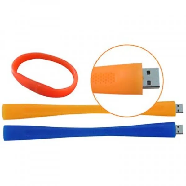 Soft rubber wristband USB memory stick Silicone bracelet USB Flash Drives novelty promotional gifts pen drive - ANKUX.COM