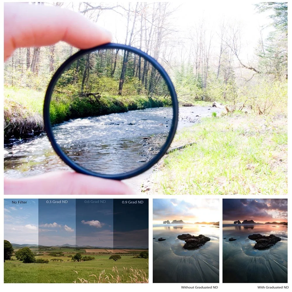 Мм 67 мм фейдер фильтр с регуляцией нейтральной плотности ND 72 фронтальной резьбой для объективов Nikon Canon