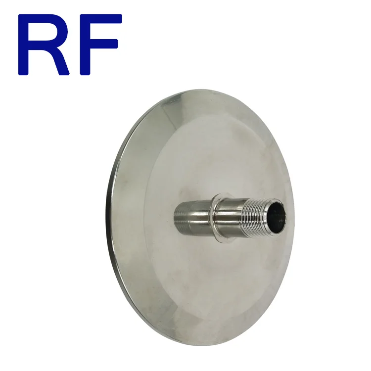 Rf Sanitary Stainless Steel 3 End Cap With 1 4 Mnpt And Cleaning Ball Buy End Cap Cleaning Ball End Cap With Mnpt Product On Alibaba Com