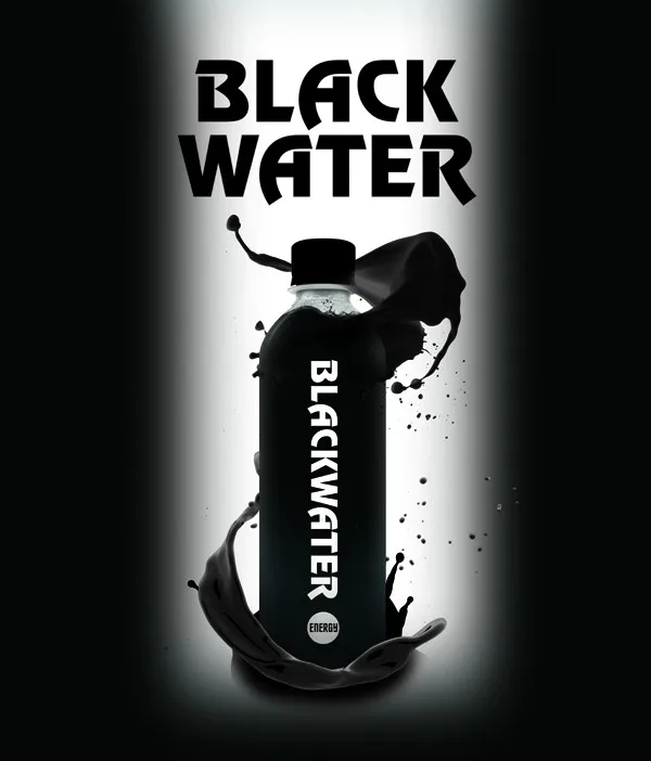 BLACKWATER Energy Drink with Taurine and Vitamin B Series