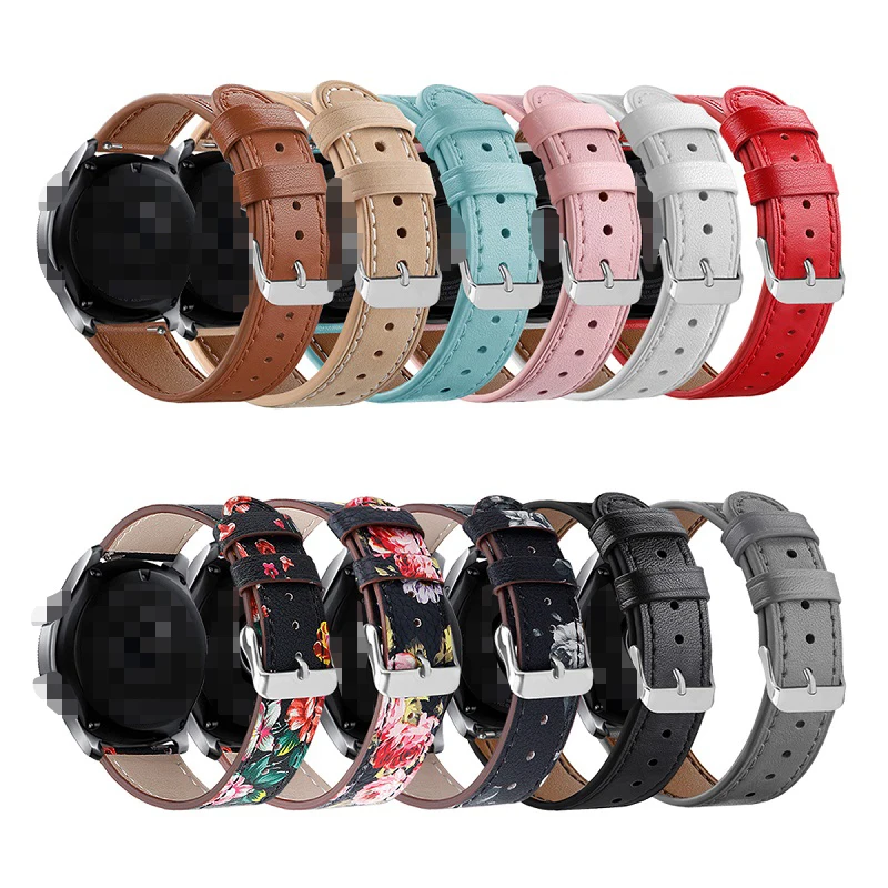 Customized Esd 22mm 20mm Watch Leather Wrist Strap For Samsung Gear S3 Galaxy  Watch Active 46mm Band - Buy Customized Esd Wrist Strap,22mm Leather Watch  Band,Samsung Galaxy Watch Active Band Product on