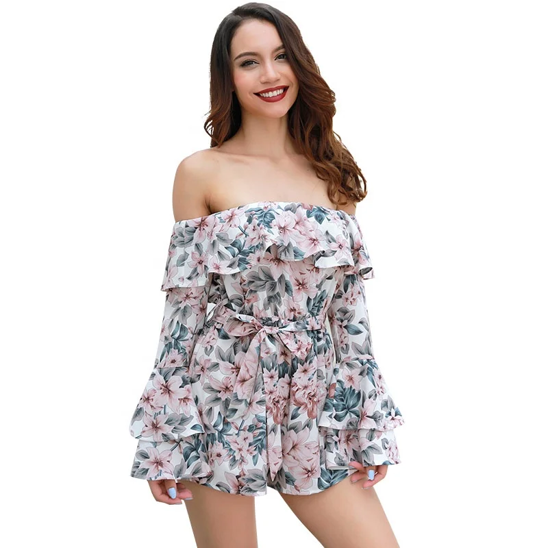 off shoulder kitenge jumpsuit