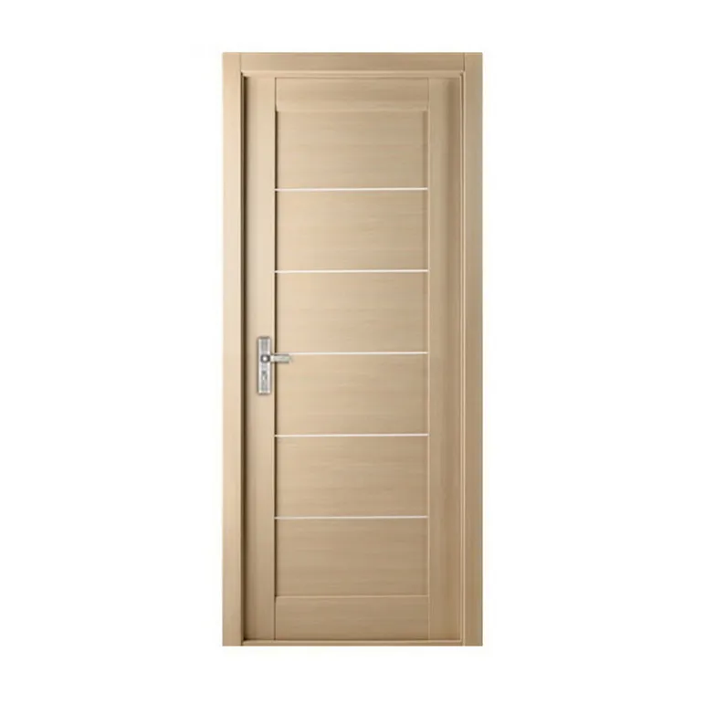 Modern Style Compact Laminate Wooden Entry Doors High Performance Pine Swing Open Style for Hotel Use Readymade Price Brazil