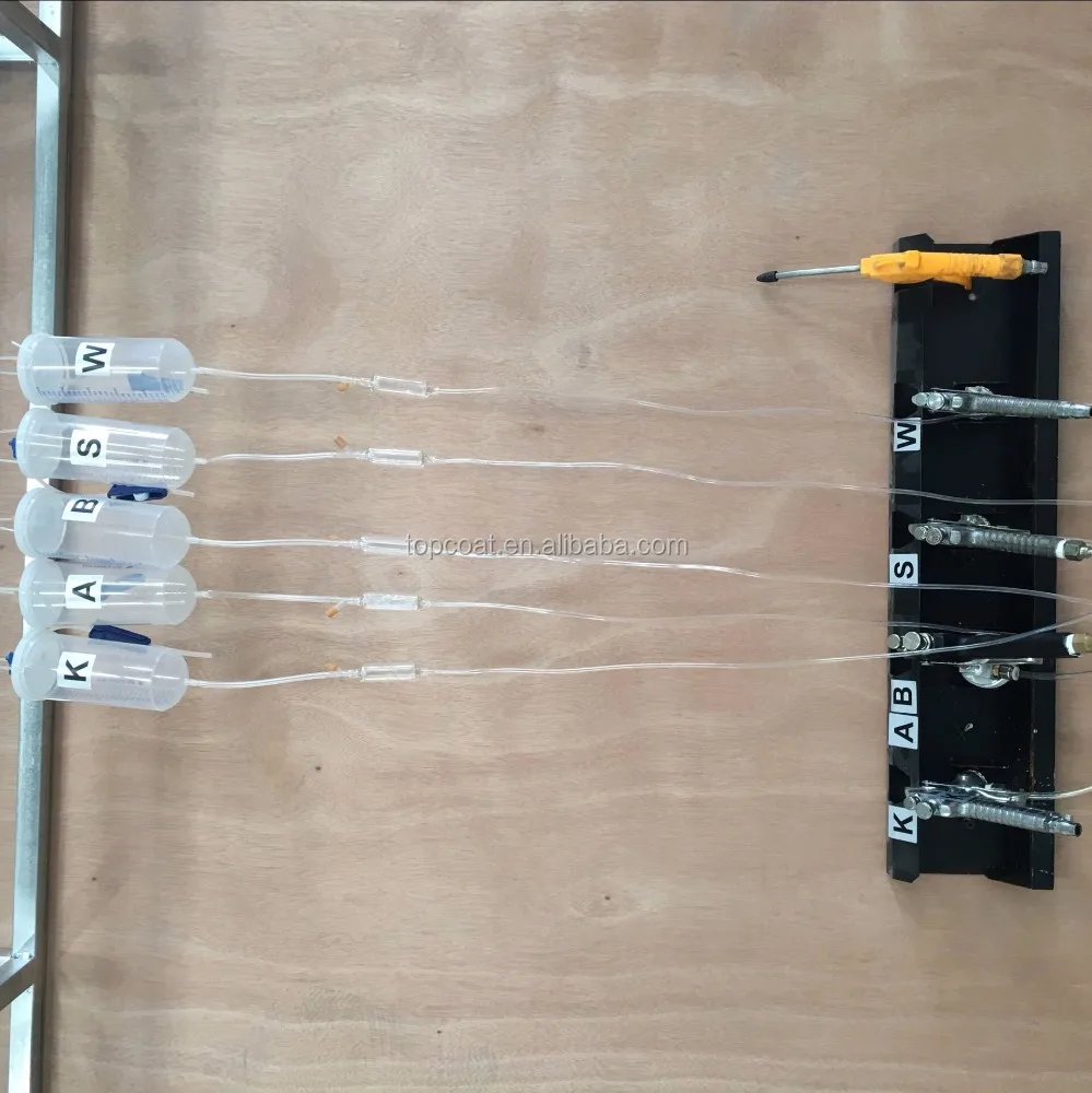 Формула распылителя хромированной краски с покрытием, набор пистолетов для распыления краски