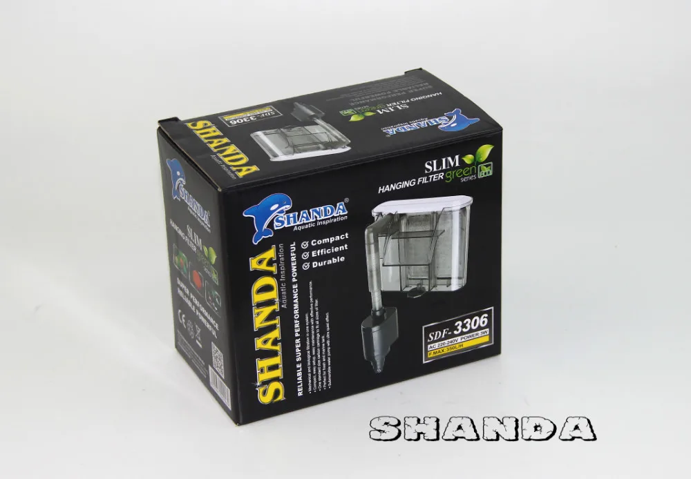 SHANDA Aquarium Hanging Filter Liquid Filter Waterfalls