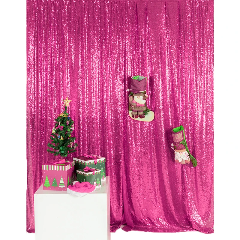 Silver Color Church Backdrop Curtain Church Backdrop Decoration Silver Beads Curtain Fabric