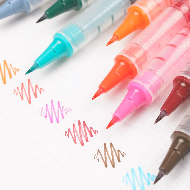 Китайское производство, канцелярские принадлежности для школы и офиса, ручка с цветной кистью