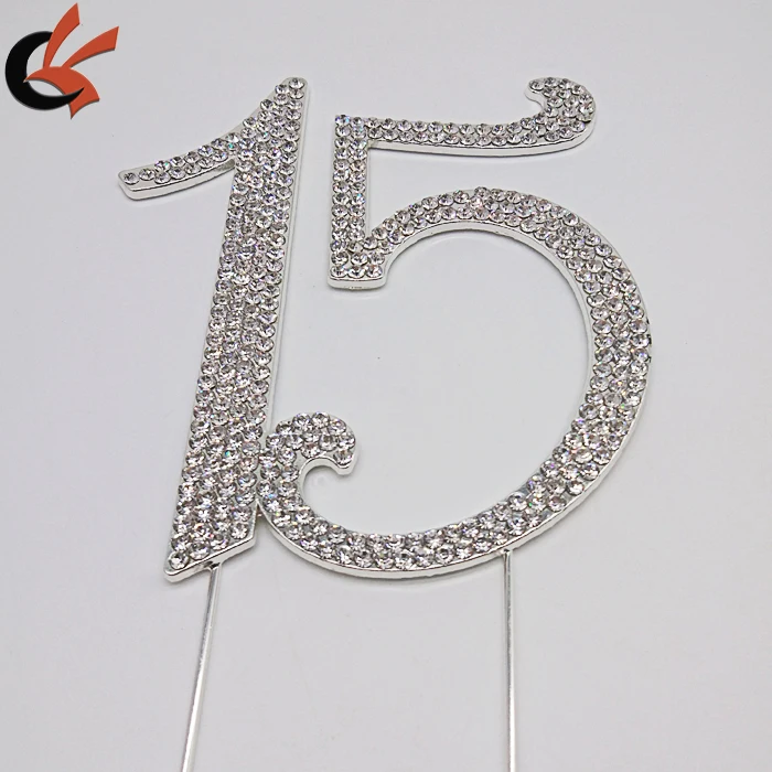 Cakeshop Decorazione per torta con glitter per 21° compleanno, 21° anniversario, biglietto glitterato da 400 g/m², scelta 14 colori e un sacco di stili (nero