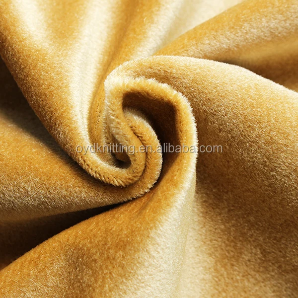 Factory Polyester Microfiber Italy Velvet Shiny Curtain/Sofa Fabric to Turkey/Morocco/Egypt