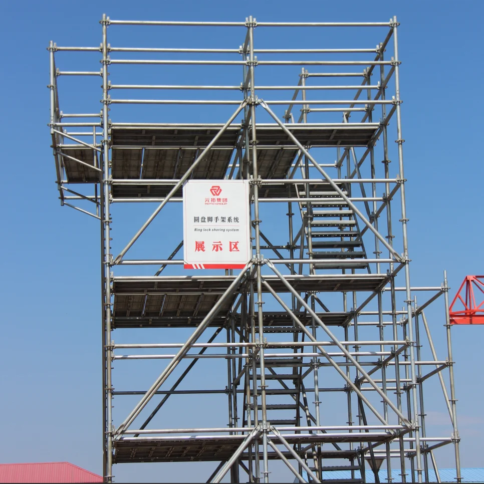 Building Construction Multidirectional Layher Ringlock System Scaffolding for Sale