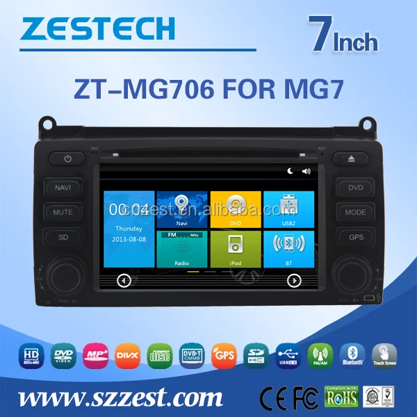 热销7英寸车载dvd 播放器为mg Mg7 汽车配件汽车备件与gps Dvd Usb Sd Ma Fm 支持ipod Buy 用于mg Mg7 的车载dvd 播放器 用于