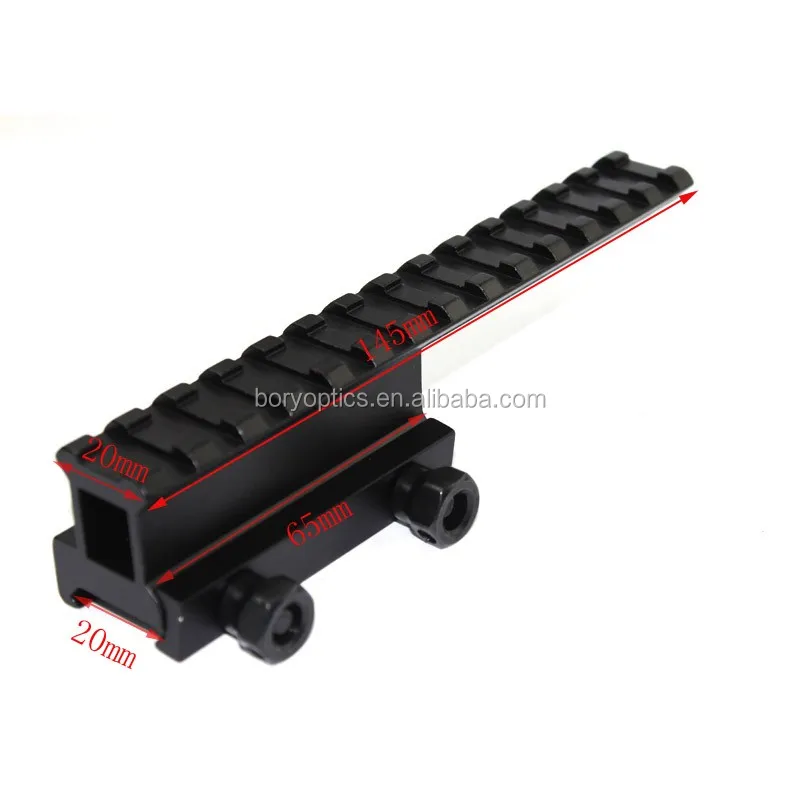 
 14 ячеек, просвечивающее Удлинительное основание для прицела Picatinny, крепление 145 см  
