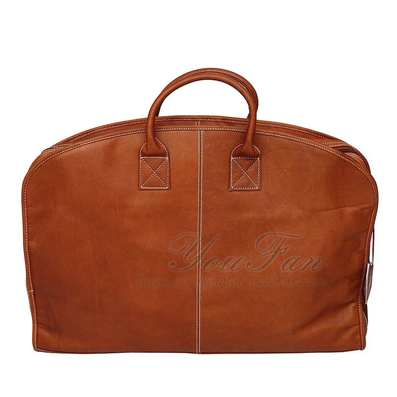 Роскошная сумка-переноска для одежды, кожаная сумка-чехол для костюма