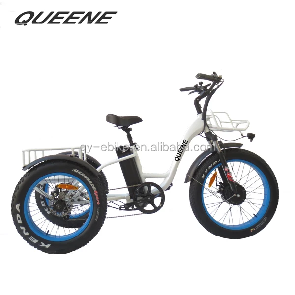 
QUEENE/трехколесных Trycycle/трехколесного велосипеда тяжелая нагрузка 3 трехколесный самокат для взрослых Электрический мотор велосипеда для пожилых людей пожилого возраста 
