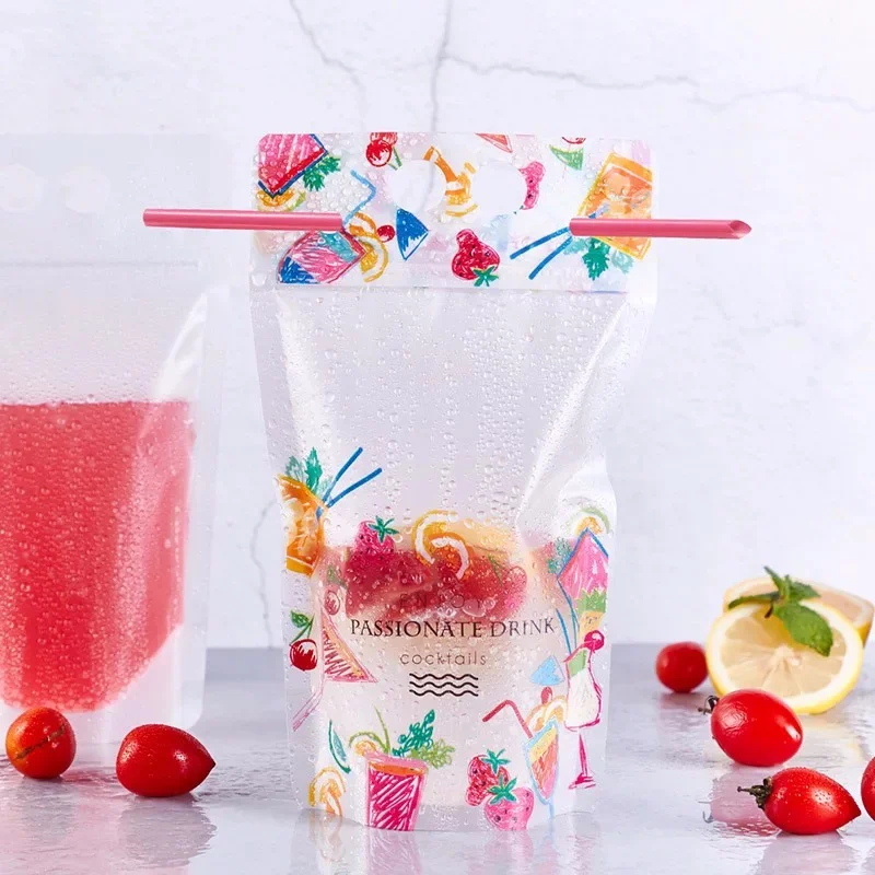 高品質透明スタンドアップジッパーポーチ ジップロック式プラスチック