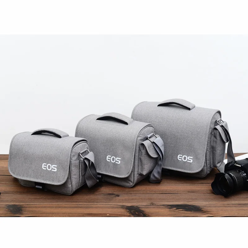 
Сумка для камеры DSLR, модная сумка через плечо из полиэстера, водонепроницаемый чехол для камеры для фотосъемки, сумка для профессионального путешествия и фотосъемки 