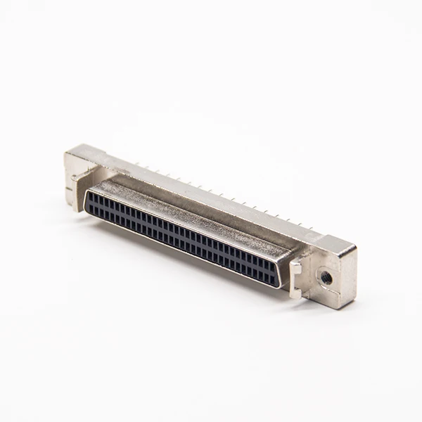 Straight SCSI 50 Pin  HPDB Socket Connector for Pcb Mount