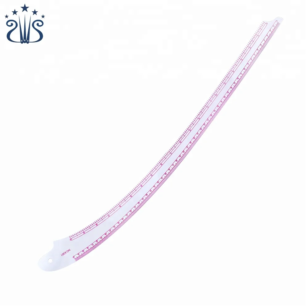 Lot 9 Règles Couture Courbe & Métrique – Outils Précis Dessin Patron Vêtements, Plastique Transparent PVC