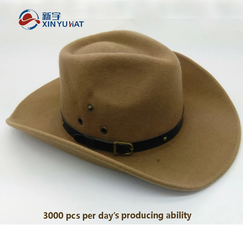 High Quality Wool Felt Cowboy Hat Cheap 