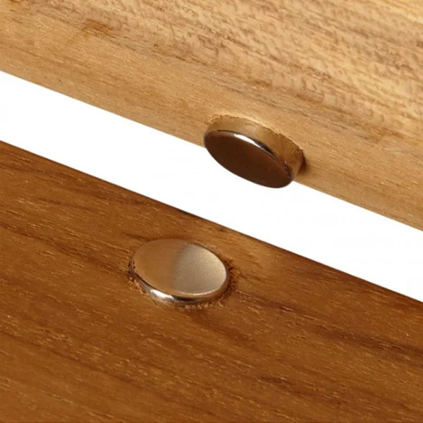 Экологичная деревянная корзина для отходов с крышкой