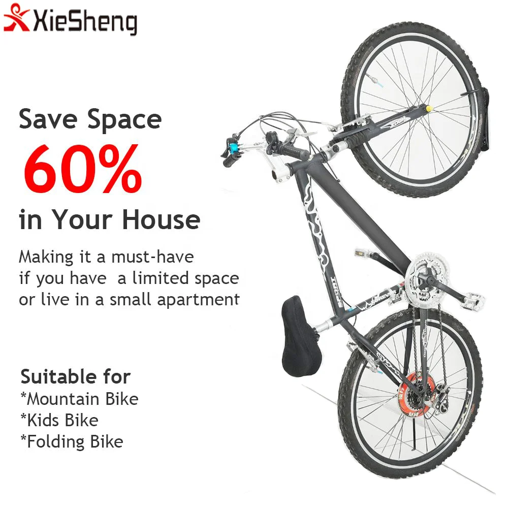 Держатель для велосипеда 30 кг грузоподъемность велосипед настенная вешалка горный держатель настенный стеллаж выставки товаров прочных стальных губчатая крышка крючок