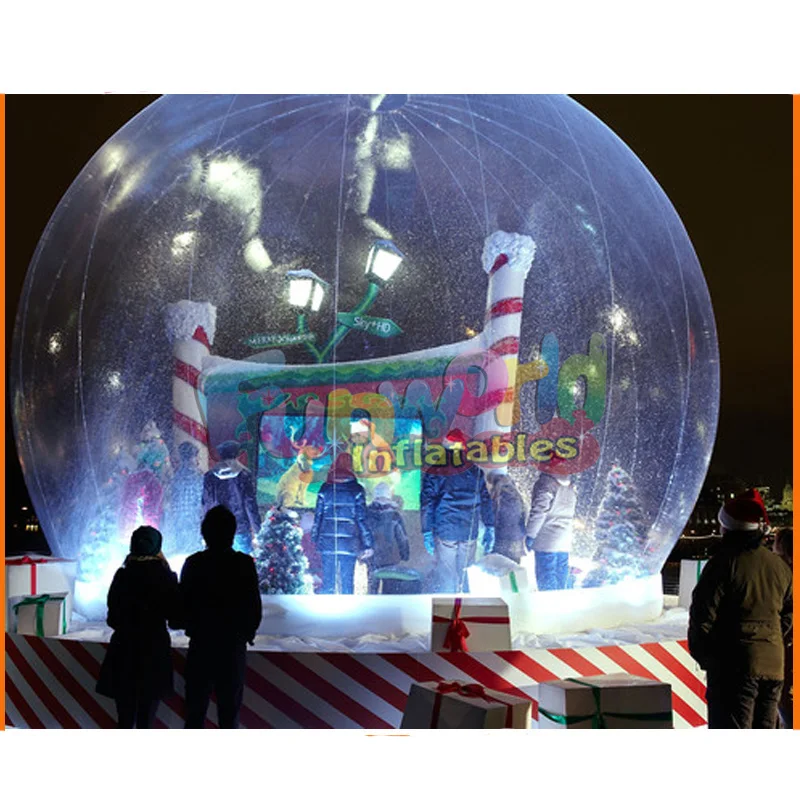 Nice Giant Snow Globe Balloon Inflatable Human Size Snow Globe