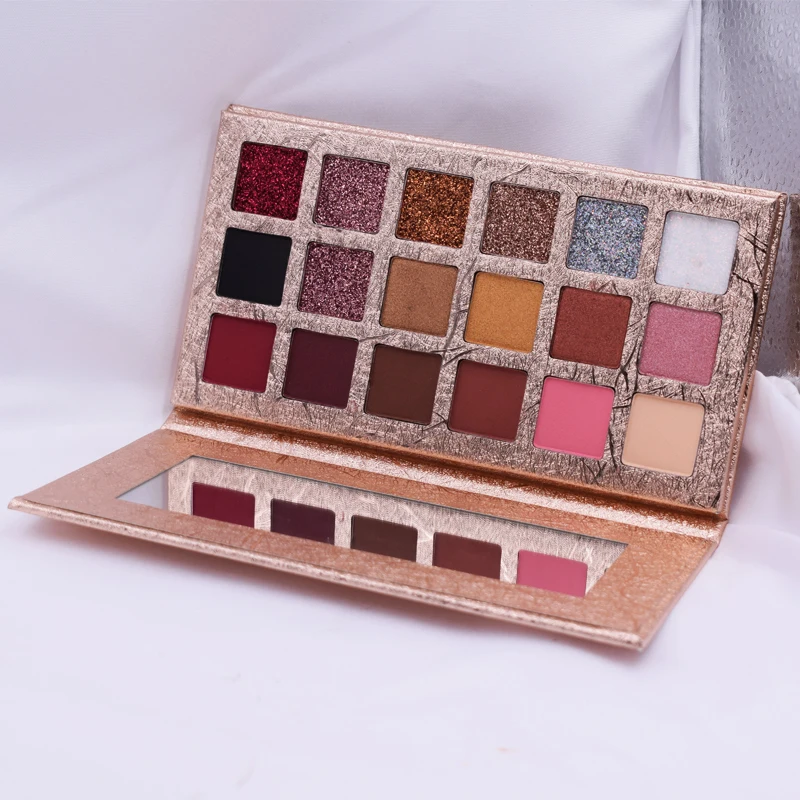 Professional Multi-Color Eyeshadow Palette Long Lasting High Quality Romantic Eye Makeup Mineral Custom New Lipstick Face