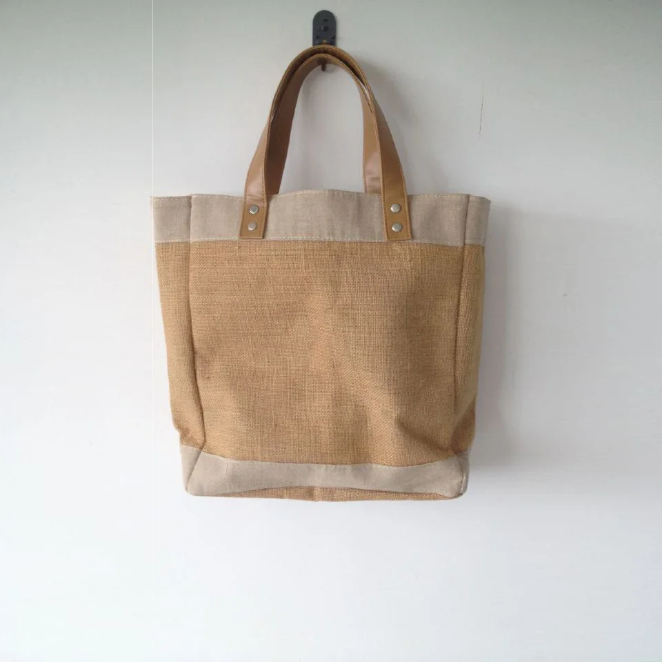 天然麻袋包粗麻布黄麻手提袋 - buy burlap bag,jute tote bags