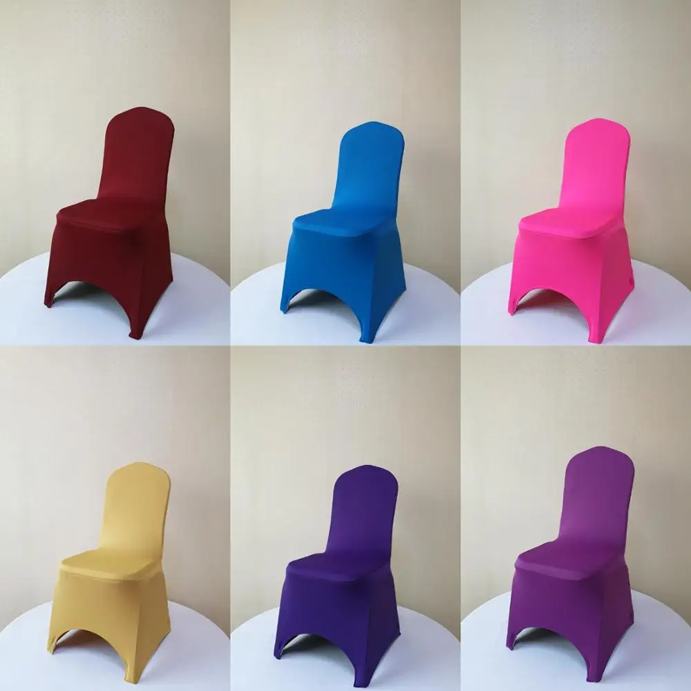 White Flower Spandex Chair Cover/white Wedding Cover