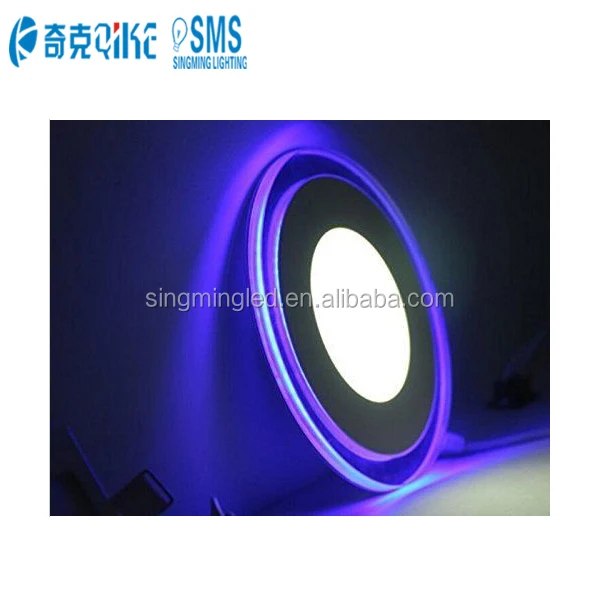 LED Panel Lights Double Color Downlight Ultra-Thin Ceiling Down Lamp Home