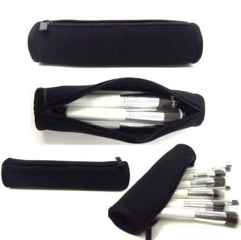 Одежда высшего качества пользовательские неопрена черная трубка пенал для карандашей сумка Канцелярские чехол для детей подростков взрослых