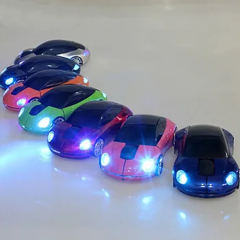 Colorful wireless car mouse shape wired optical mouse