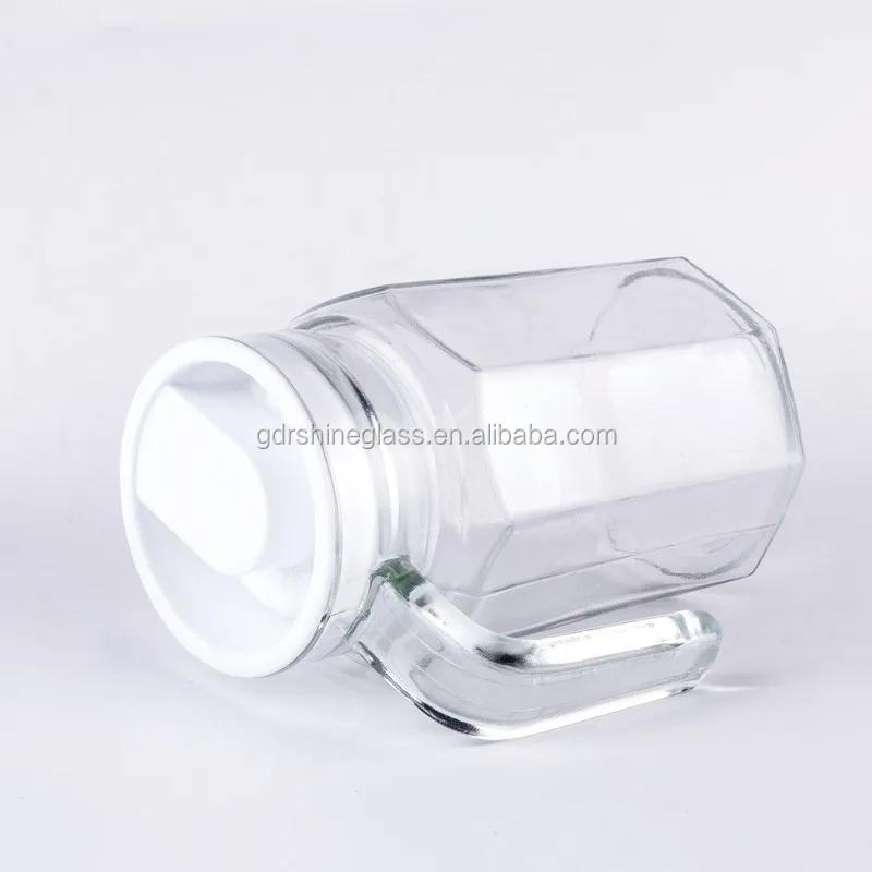 Jarra de vidrio con tapa 0.5 litro