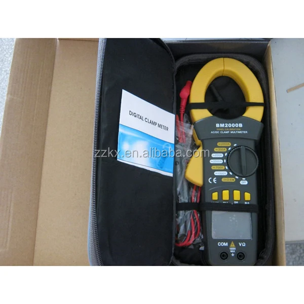 2000A Digital Panel Calibrate Clamp Multimeter Clamp Ampere Meter Current Meter BM2000B
