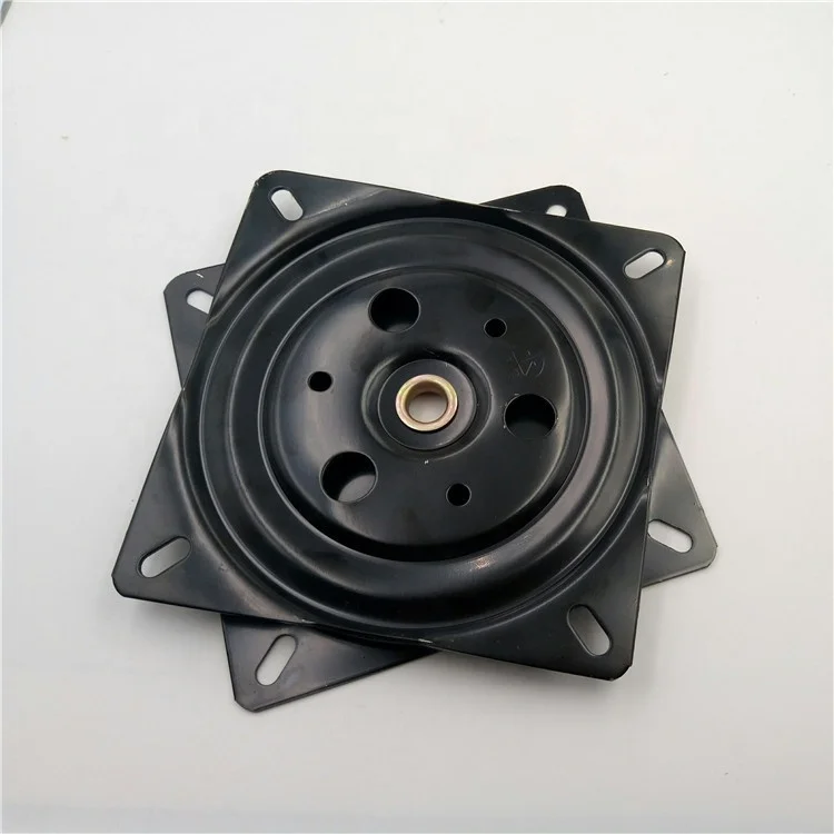 6 Inch Auto Memory Return Metal Lazy Susan Turntable square