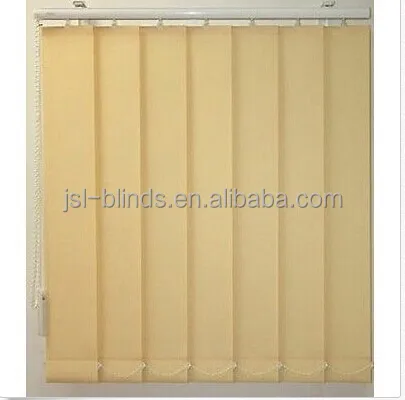 Copper Metallic Colored Fabric Vertical Blinds for Window