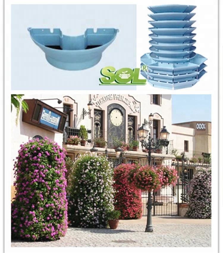 Light Pole Light Post Lamp Pole Flower Pot Vertical Garden Lamp Post Planter