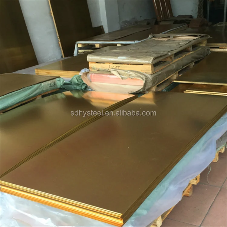 Competitive Price Brass Plate 2mm1220mm Wide 0.360mm Thickness Brass