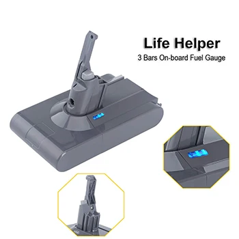 Сменный аккумулятор большой емкости 4,0 Ач, подходит для Dyson SV10 V7 V8 V8 Absolute V8 Absolute V8, без шнура V8 Animal