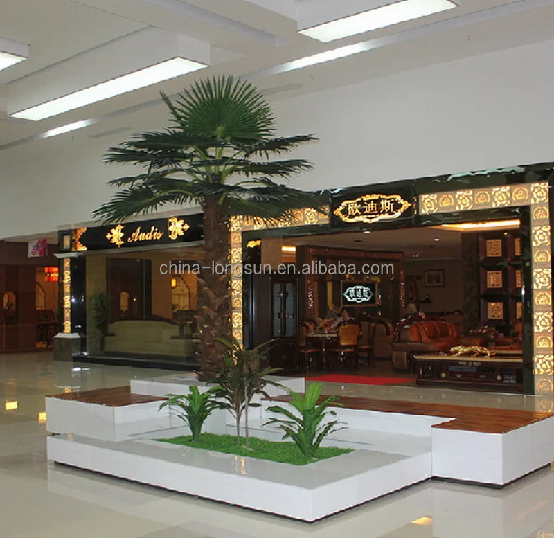 WS16032501 вечеринку декоративные большие комнатные искусственные пальмы для ландшафтного дизайна