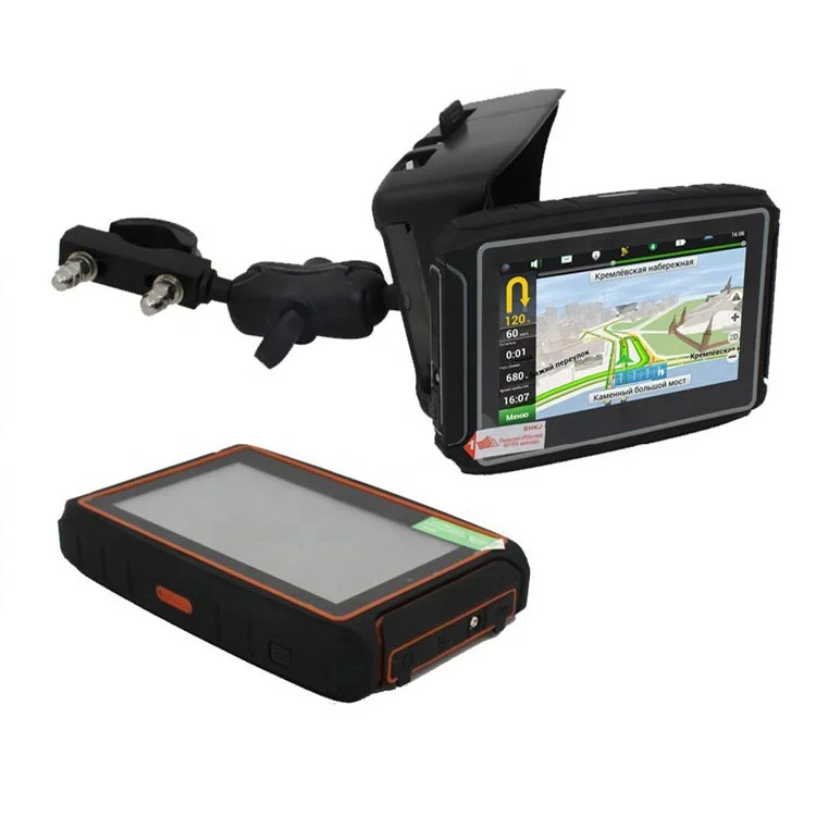 Best Waterproof Gps 4.3 Inch Portable Gps Navigator Motorcycle Navigation With Blue Tooth / Fm Transmitter - Buy Waterproof Motorcycle Navigation,Waterproof Of Gps Motorcycle Mount,Bike Gps Navigation 4.3 Inch Product on