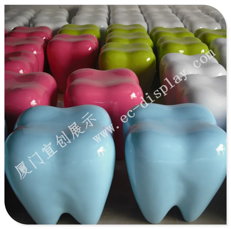 Custom Frp Tooth Shape Chair Fiberglass Dental Shape Stool Buy Tooth Shape Chair,Dental Shape
