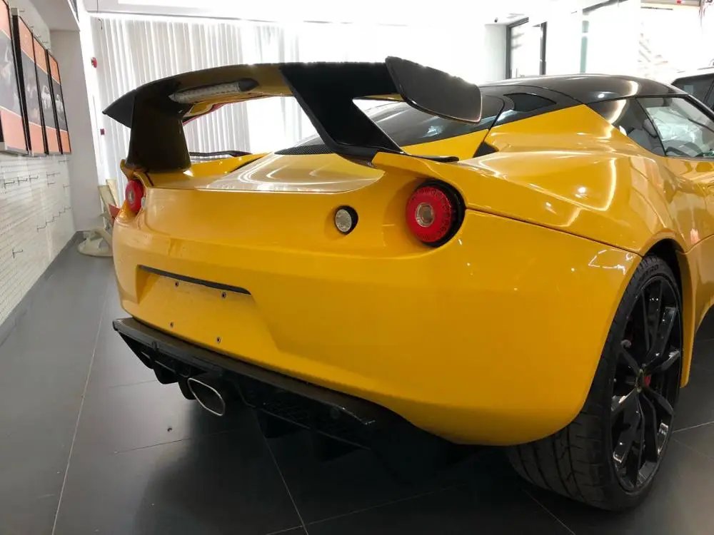 Carbon Fiber Rear Racing Wing Spoiler for Lotus Evora (2010-2016