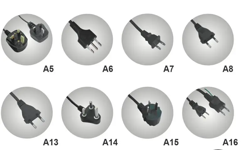 Адаптер питания для камеры видеонаблюдения с вилкой Стандарта EU/UK/US, 12 В