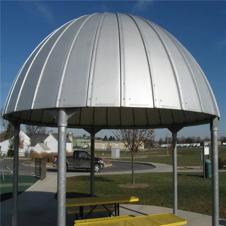 Architecture Design Glass Dome With Space Frame Roof System