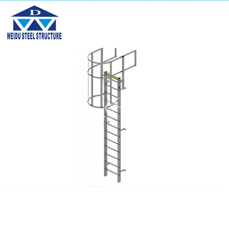 Factory Price for Steel Structure Safety Ladder and Angle Steel Cage Ladder or Q235B Access Ladder With CE