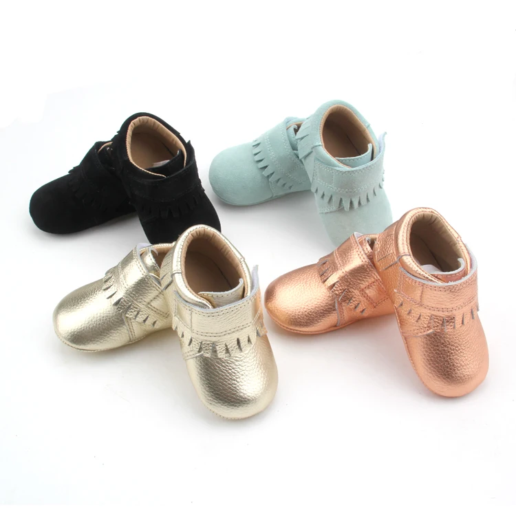 Wholesale Baby Leather Boys Shoes Moccasins