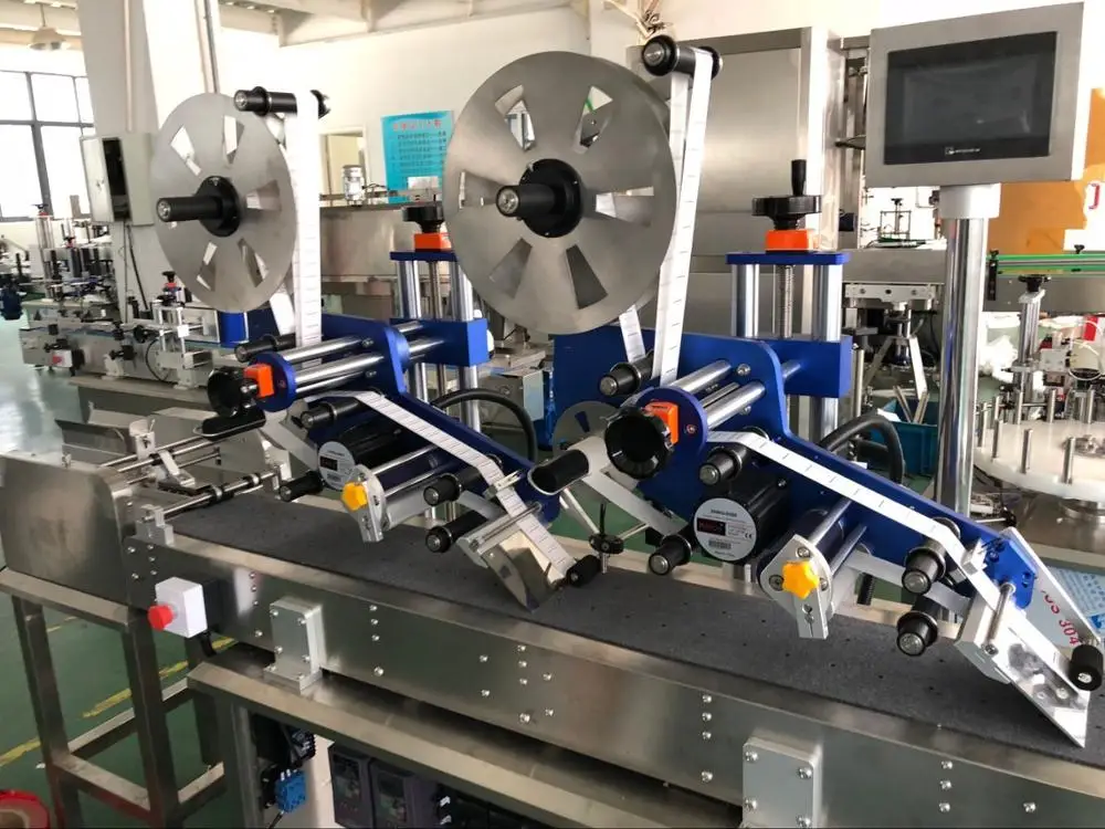 Автоматическая машина для маркировки круглых бутылок